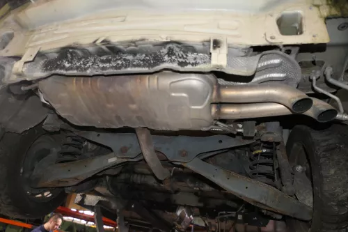 Sharan 7N Auspuff nur Endschalldämpfer hinten TDI 2,0 CFFB (179821)