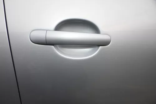 VW Polo 9N 9N3 Tür hinten rechts 4/5-Türer grau silber LA7R - ohne Anbauteile (179926)