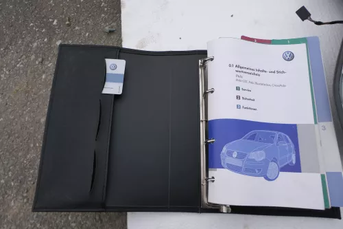VW Polo 9N 9N3 Bordbuch Bordmappe mit Bedienungsanleitung Anleitung Beschreibung