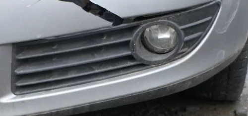 1x VW Polo 9N3 Nebelscheinwerfer Nebelleuchte links + Gitter Blende Abdeckung