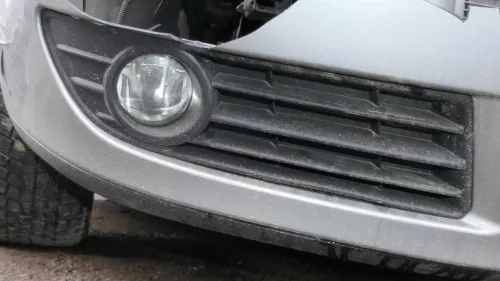1x VW Polo 9N3 Nebelscheinwerfer Nebelleuchte rechts + Gitter Blende Abdeckung
