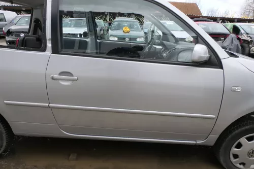 VW Lupo Seat Arosa Tür vorne rechts Beifahrertür silber LA7W (mechanischerFenst