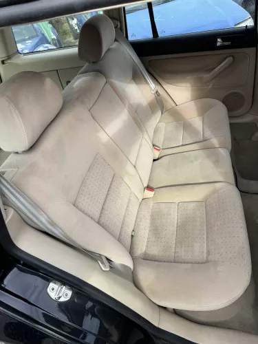 VW Golf 4 Bora Variant Kombi Sitz Rückbank Rücksitzbank hinten Sitze hellbeige (179989)