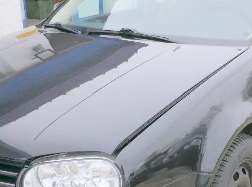 VW Golf 4 Motorhaube Haube Klappe vorne schwarz LC9Z metallic blackmagic ll (180018)