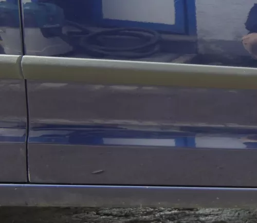 VW Polo 9N 9N3 Tür vorne rechts Beifahrertür 4/5-Türer blau LB5N ohneAnba (180034)