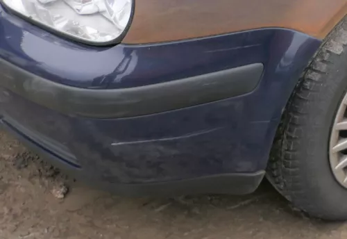 VW Golf 4 1J Stoßstange vorne Stoßfänger vorn blau LA5G (180053)