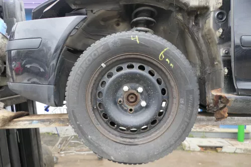 4x VW Golf 6 Plus 5M 195/65 R15 91T Winterreifen M+S Felgen Reifen M&S   ca. 6mm (180199)