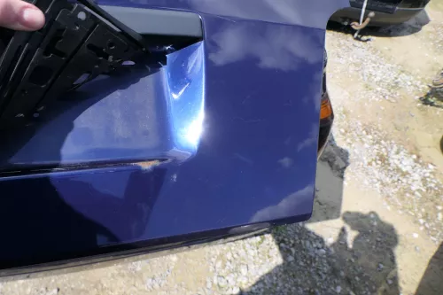 Golf 3 1E Cabrio Heckklappe Kofferraumklappe hinten Klappe blau LC5U ohneAnbaute (180212)