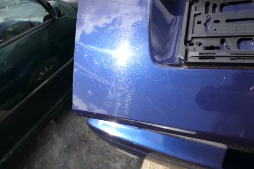 Golf 3 1E Cabrio Heckklappe Kofferraumklappe hinten Klappe blau LC5U ohneAnbaute (180212)