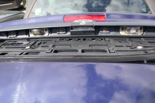 Golf 3 1E Cabrio Heckklappe Kofferraumklappe hinten Klappe blau LC5U ohneAnbaute (180212)