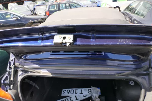 Golf 3 1E Cabrio Heckklappe Kofferraumklappe hinten Klappe blau LC5U ohneAnbaute (180212)