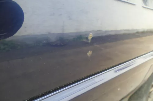 VW Golf 3 4 1E Cabrio Tür vorne rechts Beifahrertür blau LC5U - ohne Anbauteile (180216)