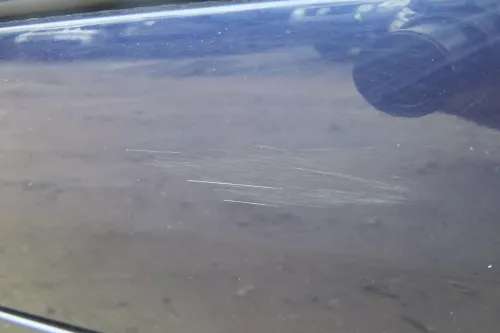 VW Golf 3 4 1E Cabrio Tür vorne links Fahrertür - ohne Anbauteile  blau LC5U (180217)