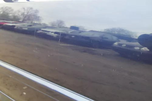 VW Golf 3 4 1E Cabrio Tür vorne links Fahrertür - ohne Anbauteile  blau LC5U (180217)