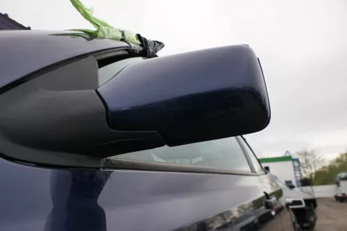 VW Golf 3 Cabrio 1E elektrischer Spiegel Außenspiegel links blau LC5U (180220)