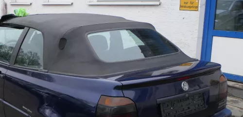 VW Golf 3 & 4 1E Cabrio Dach Scheibe Verdeck schwarz elektrisch - Mängel (180254)