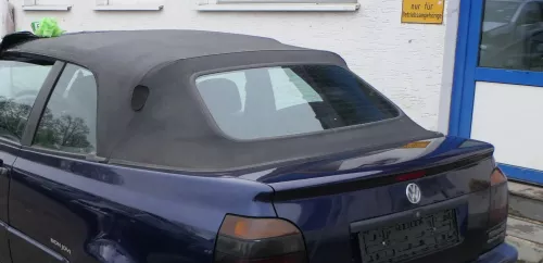VW Golf 3 & 4 1E Cabrio Dach Scheibe Verdeck schwarz elektrisch - Mängel (180254)