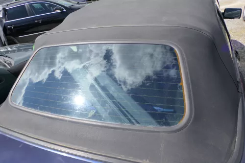 VW Golf 3 & 4 1E Cabrio Dach Scheibe Verdeck schwarz elektrisch - Mängel (180254)