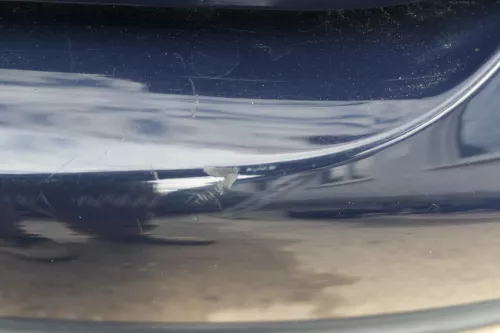 VW Golf 5 1K Limousine Stoßstange hinten Heckstoßstange blau LA5G (180323)