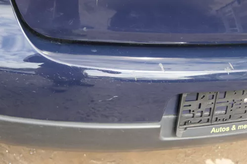 VW Golf 5 1K Limousine Stoßstange hinten Heckstoßstange blau LA5G (180323)