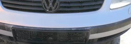 VW Passat 3B Stoßstange vorne Frontstoßstange Stoßfänger vorn silber LB7Z  - SWR (180367)