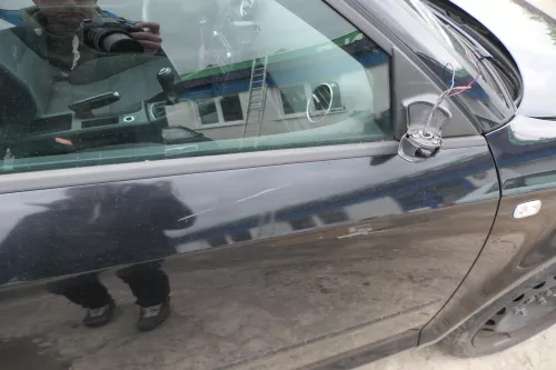 Audi A3 8P 2/3-Türer Tür vorne rechts Beifahrertür Türblatt schwarz LZ9Y (180390)