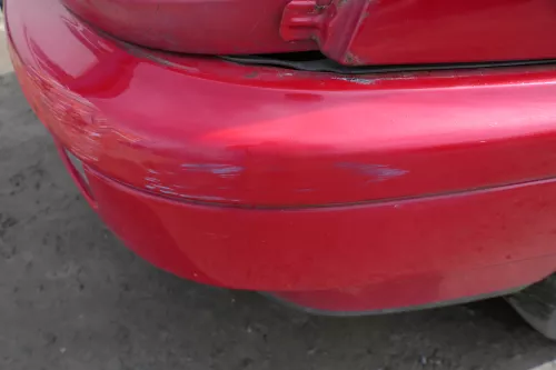 VW Passat 3A 35i Stoßstange vorne Frontstoßstange Pralldämpfer rot LY3D GL G (180450)