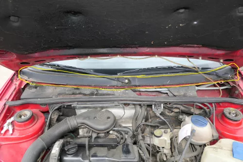 2x VW Passat 3A Abdeckung Wasserkasten Wasserabweiser rechts + links