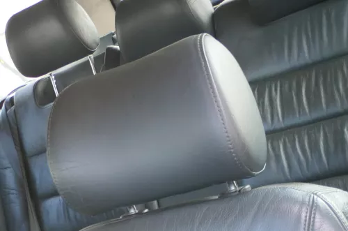 1x A4 B5 A6 4B Kopfstütze vorne vorn oder hinten Leder grün lago Buffalino