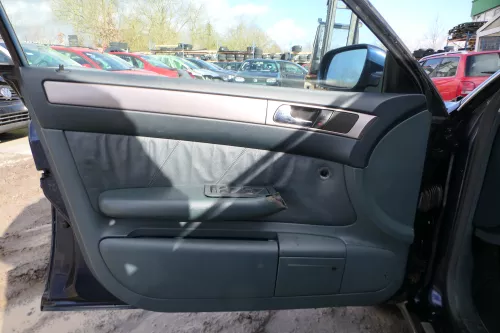 1x Audi A6 4B Türverkleidung Verkleidung Tür vorne links Leder lago grün- MÄNGEL