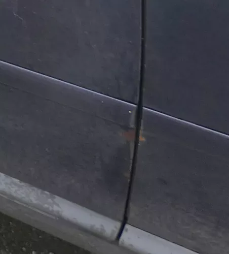 Audi A6 4B C5 Tür Türblatt hinten rechts blau LZ5T mit Rahmen (180533)