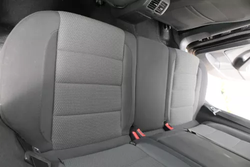 Golf 6 5K Kombi Sitze hinten Rückbank Rücksitzbank 3 Punkt Gurt Lehne OHNE-Kopfs (180608)