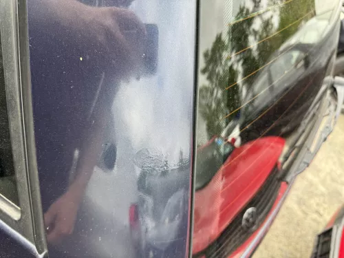 VW Passat 3B Kombi Variant Heckklappe Klappe hinten mit Scheibe blau LN5Y (180652)