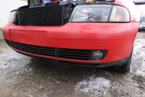 Audi A4 B5 Kombi + Limo Stoßstange vorne Frontstoßstange rot LY3H Facelift (180686)
