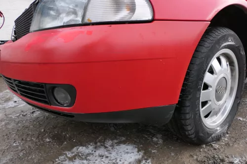 Audi A4 B5 Kombi + Limo Stoßstange vorne Frontstoßstange rot LY3H Facelift (180686)
