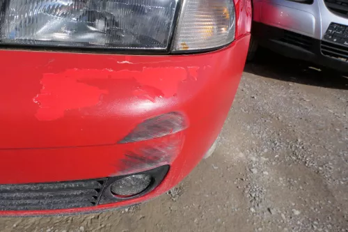 Audi A4 B5 Kombi + Limo Stoßstange vorne Frontstoßstange rot LY3H Facelift (180686)