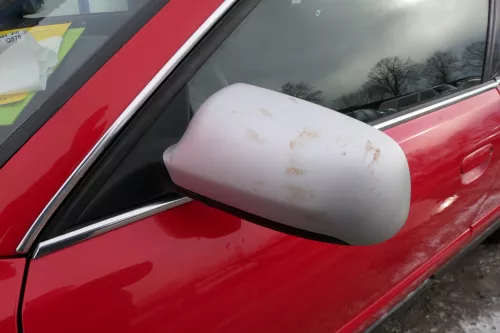 Audi A4 B5 Spiegel Außenspiegel links elektrisch grau Facelift Glas