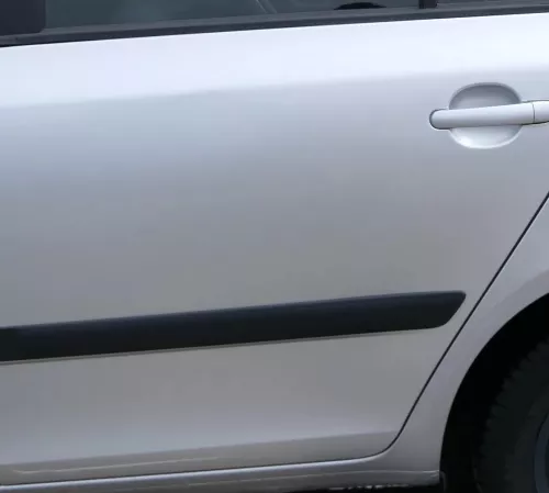 Skoda Fabia 5J Kombi Tür hinten links - silber LA7W - ohne Anbauteile (180757)