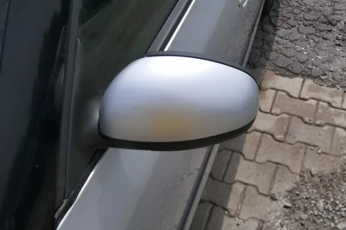 Fabia 5J elektrisch Spiegel Außenspiegel links mit Glas - silber grau LA7W (180761)