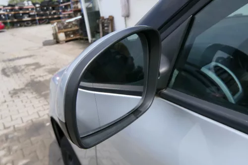 Fabia 5J elektrisch Spiegel Außenspiegel links mit Glas - silber grau LA7W (180761)
