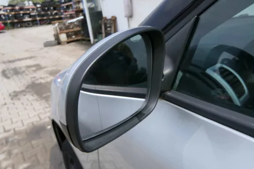 Fabia 5J elektrisch Spiegel Außenspiegel rechts mit Glas grau silber LA7W (180762)