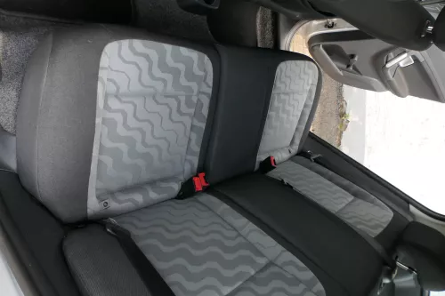 Skoda Fabia 5J 5itz Sitze hinten Rückbank Rücksitzbank 3 Punkt Gurt Isofix anthr (180775)