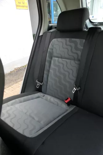 Skoda Fabia 5J 5itz Sitze hinten Rückbank Rücksitzbank 3 Punkt Gurt Isofix anthr (180775)