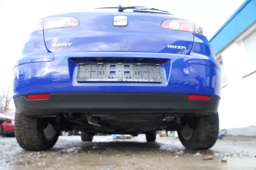 Seat Ibiza 6L Stoßstange Heckstoßstange hinten blau LS5G (180867)