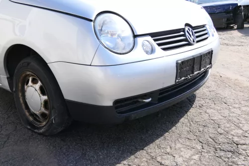 VW Lupo 6X Kühlergrill Grill Grillleiste vorne Leiste silber LA7W grau refl vorn (180897)