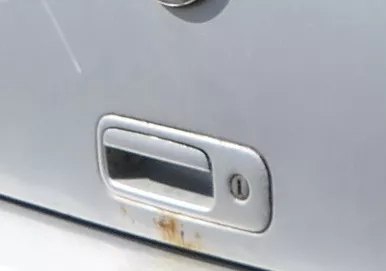 Polo 6N Golf 4 6N2 Lupo Griff Heckkklappe Heckklappengriff silber LA7W Öffner