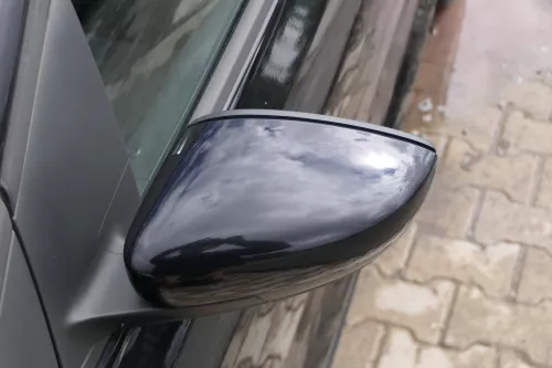 VW Polo 6R 6C elektrischer Spiegel Außenspiegel links außen schwarz LC9X (180931)