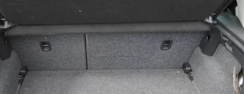 VW Polo 6R 6C Sitz Rückbank Sitzfläche Sitze 3 Punkt Gurt schwarz / titanschwarz (180963)