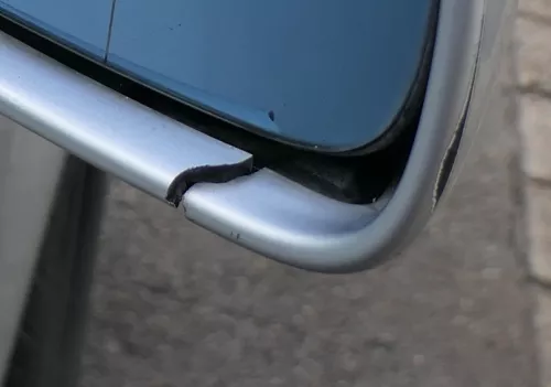 Golf 4 Bora elektrischer Spiegel rechts Außenspiegel grau silber LA7W Glas -GROß (180998)