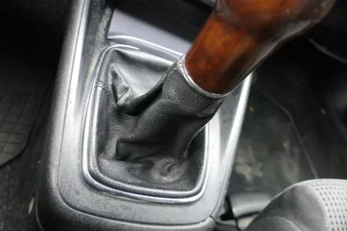 Golf 4 Bora Schaltknauf Schaltsack schwarz TDI Holz Dekor klein (181007)